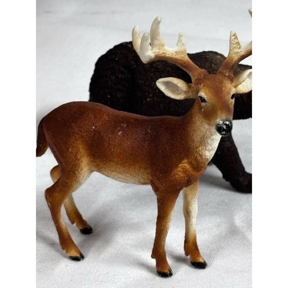 Woodland Animals Miniature Figures 8 PCS‎ Forest Creatures Figurines
